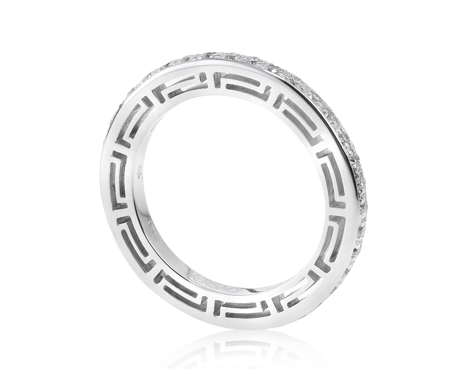 Оригинальное золотое кольцо с бриллиантами 0.60ct Versace Vintage Eternity 290821/4