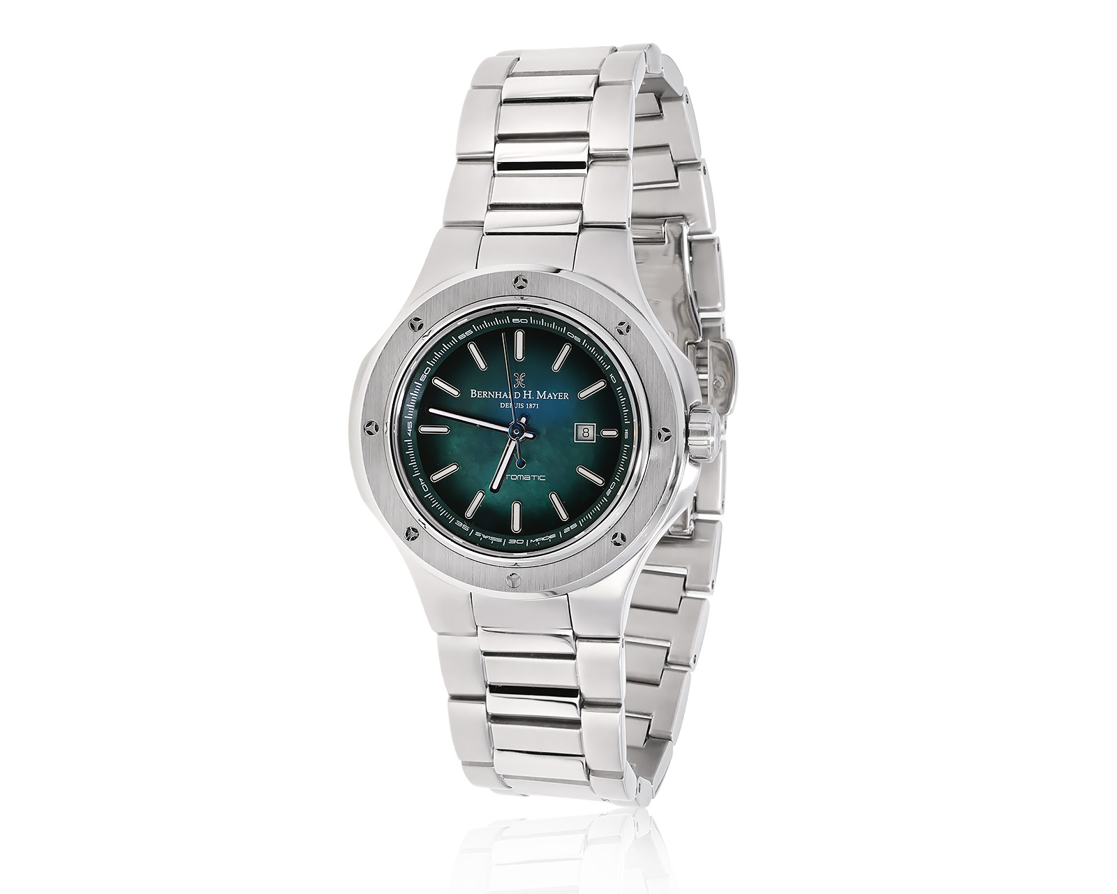 Оригинальные стальные часы Bernhard H. Mayer Empire Clara 270924/7 Оригинальные стальные часы Bernhard H. Mayer Empire Clara 270924/7