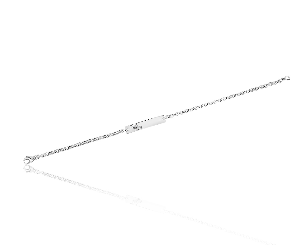 Оригинальный золотой браслет с бриллиантами 0.02ct Chaumet 190620/1