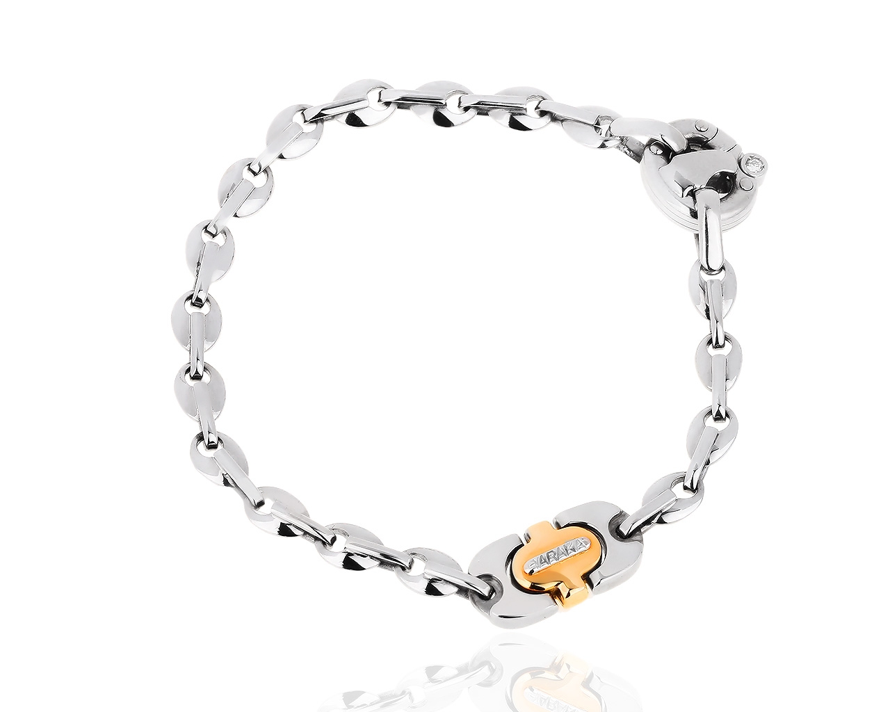 Золотой браслет с бриллиантом 0.01ct Baraka 090618/1