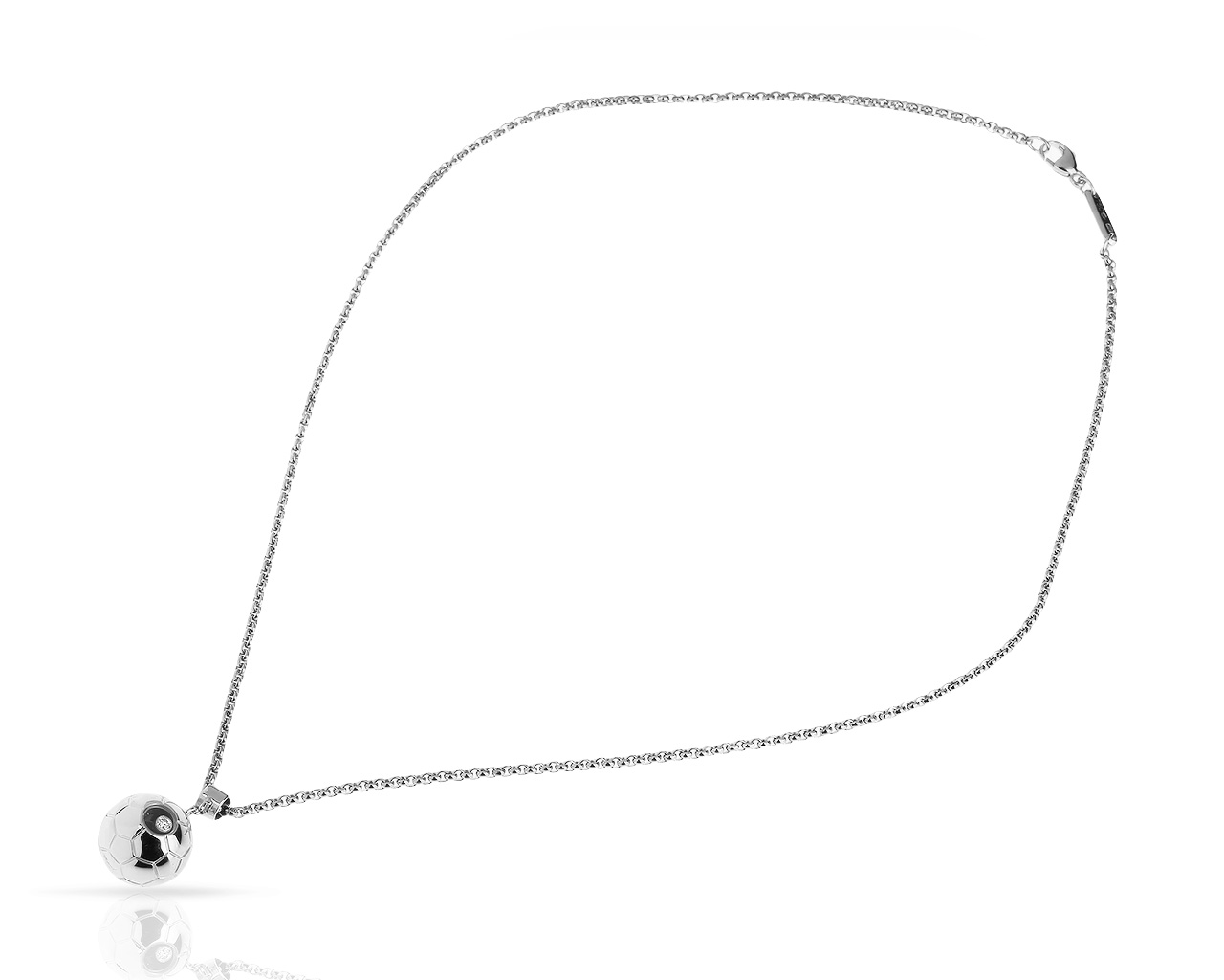 Оригинальный золотой кулон с бриллиантом Chopard 200318/7