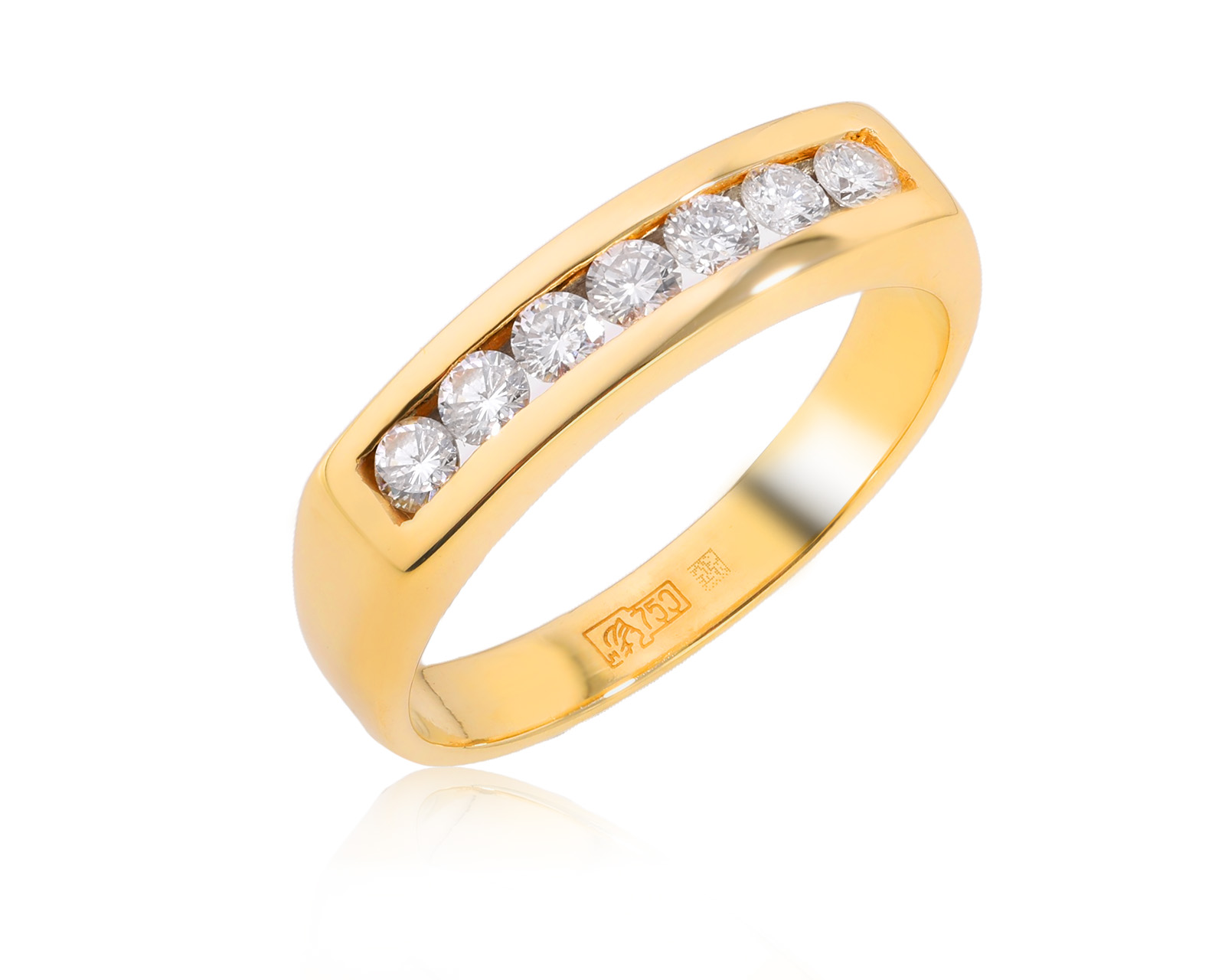 Золотое кольцо с бриллиантами 0.40ct 280425/2