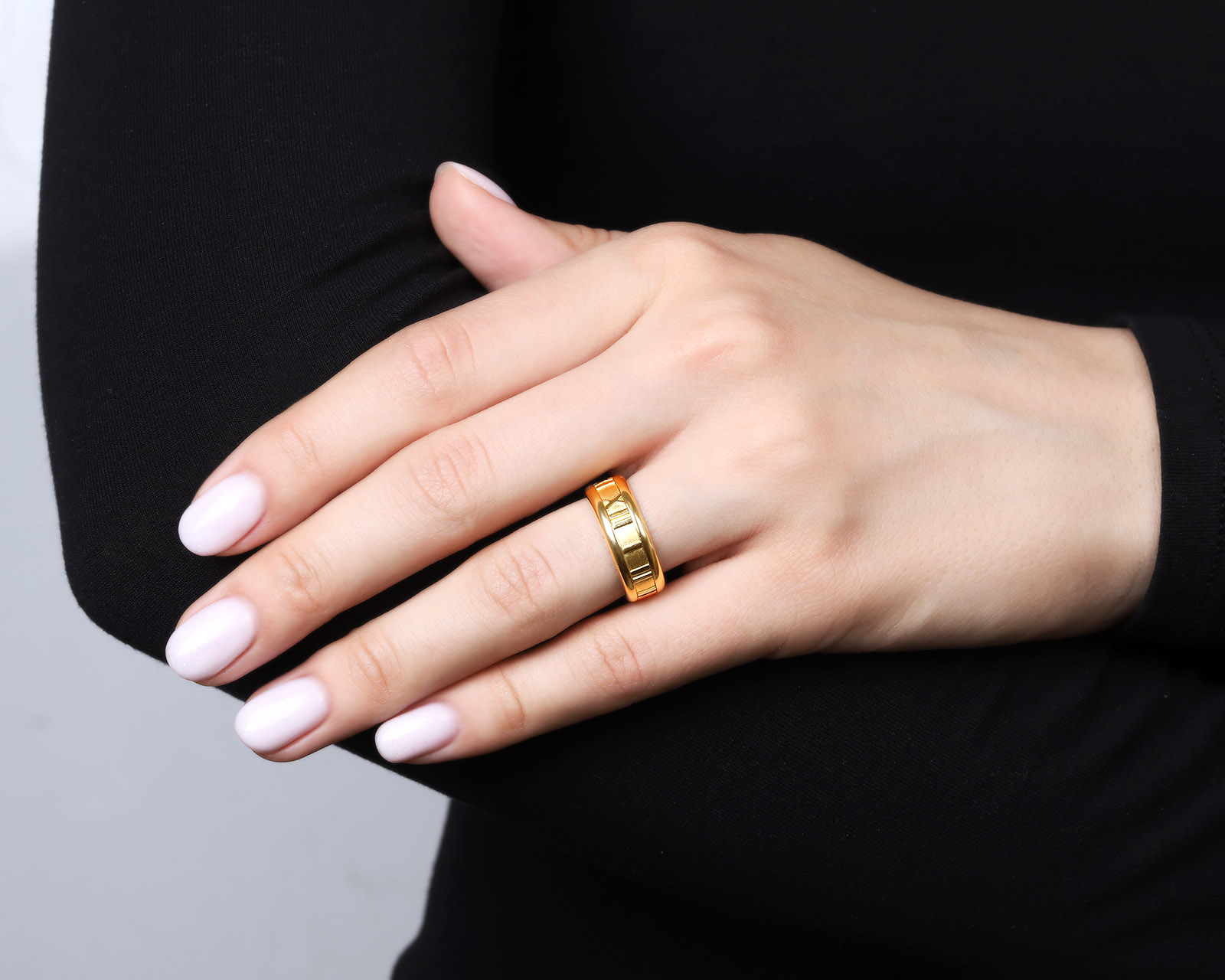 Оригинальное золотое кольцо Tiffany&Co Atlas