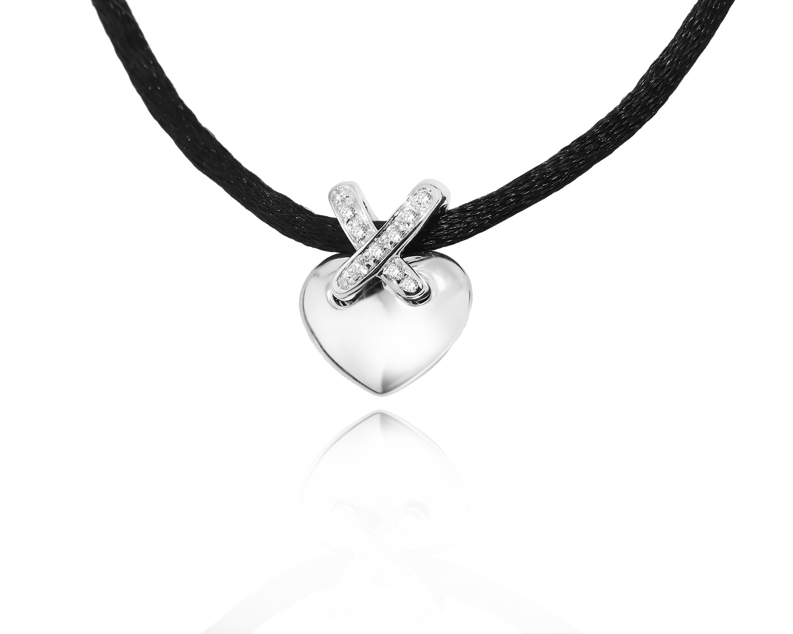 Оригинальный золотой кулон Chaumet Liens Heart 300124/3
