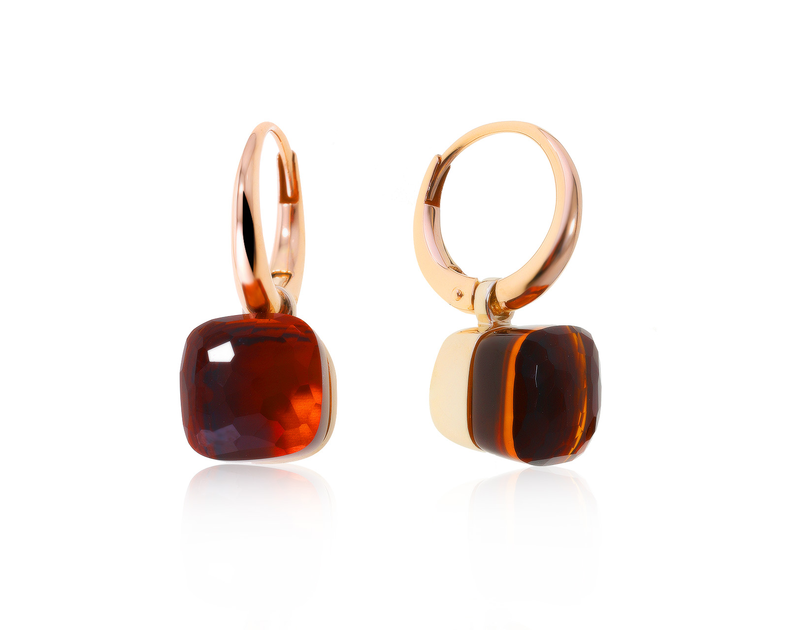 Оригинальные золотые серьги Pomellato Nudo 121221/8