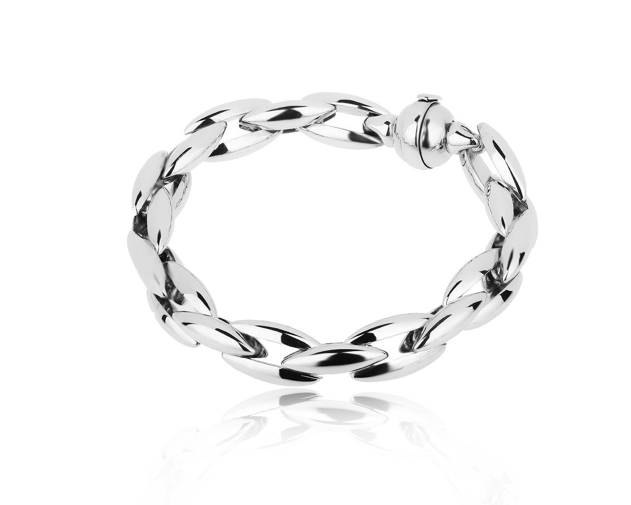 Прекрасный итальянский золотой браслет 090419/15