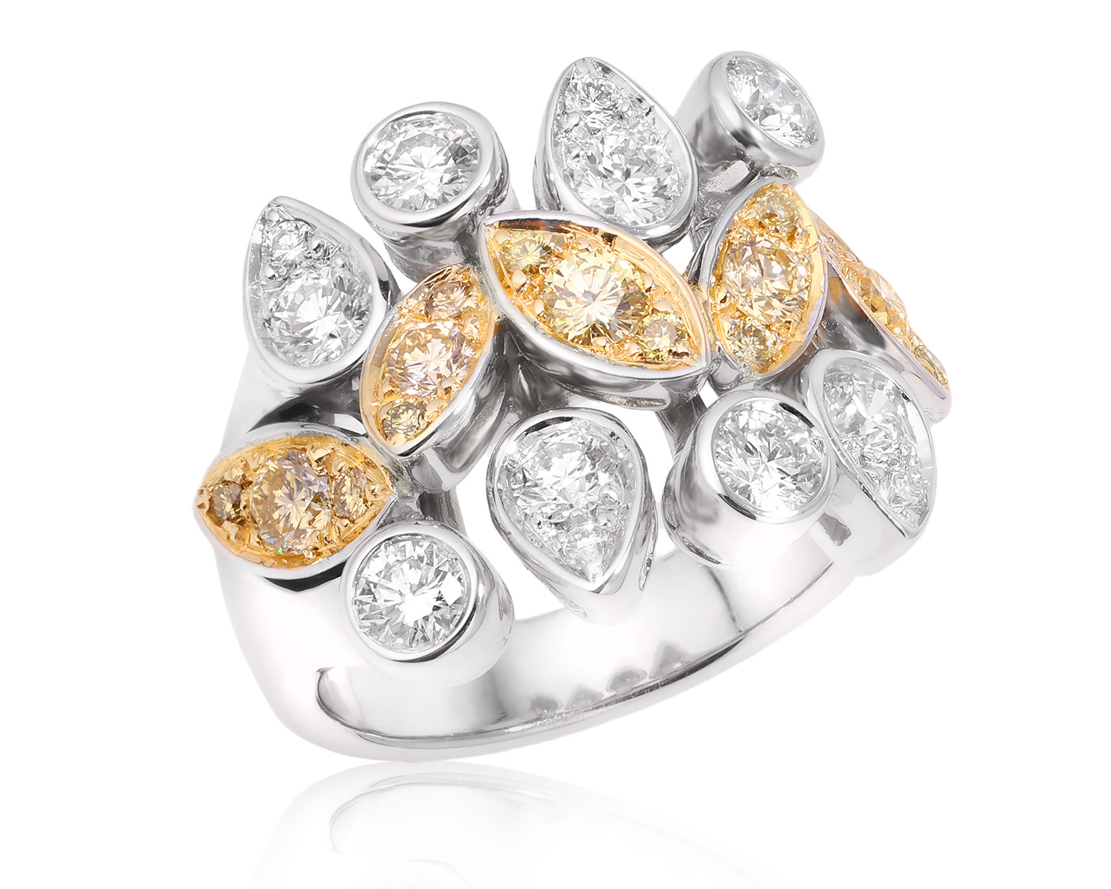 Оригинальное золотое кольцо с бриллиантами 1.76ct Luca Carati 060325/9 Оригинальное золотое кольцо с бриллиантами 1.76ct Luca Carati 060325/9