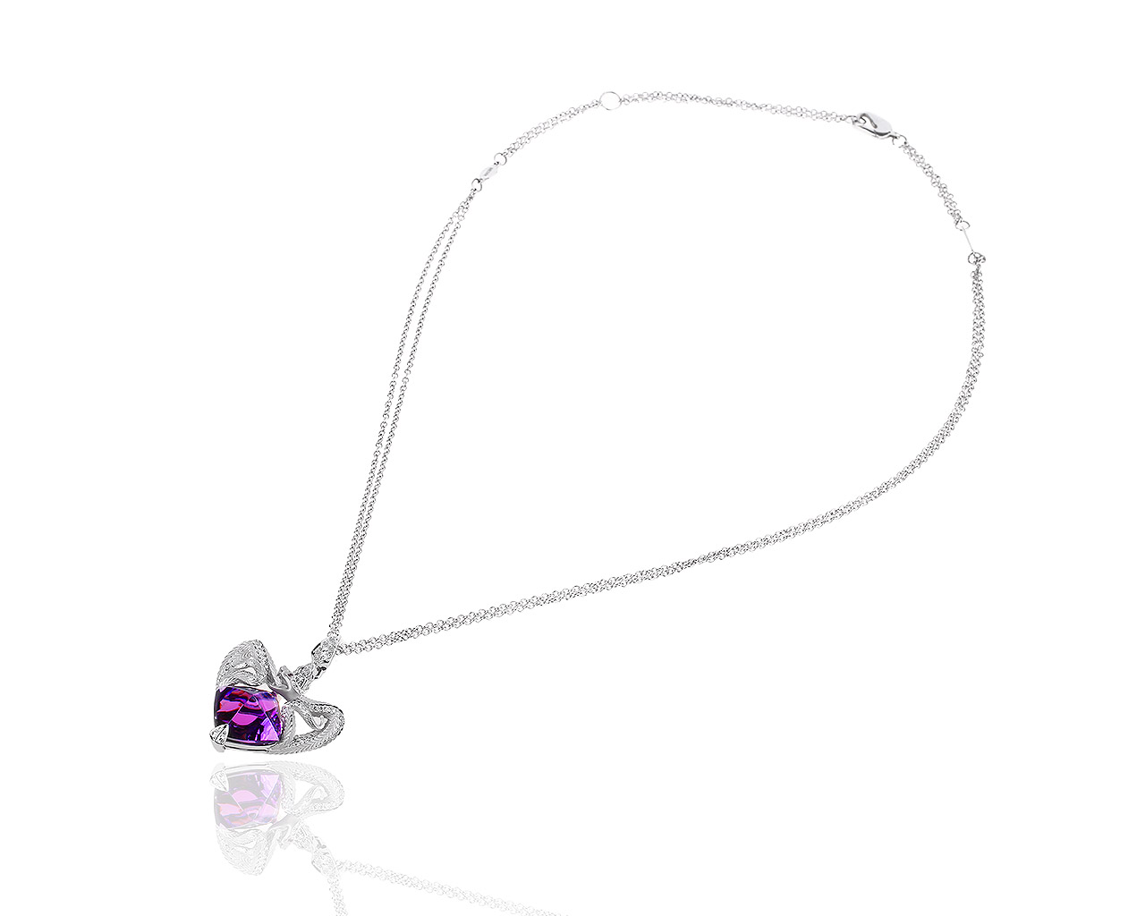 Роскошная золотая подвеска с бриллиантами 0.56ct Magerit