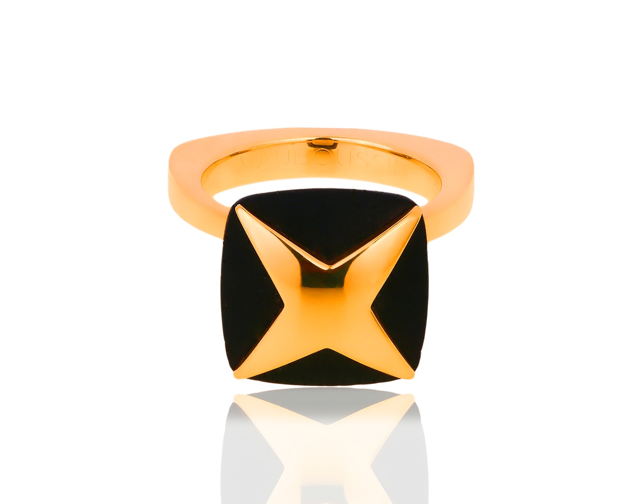 Оригинальное золотое кольцо Mauboussin 070317/36