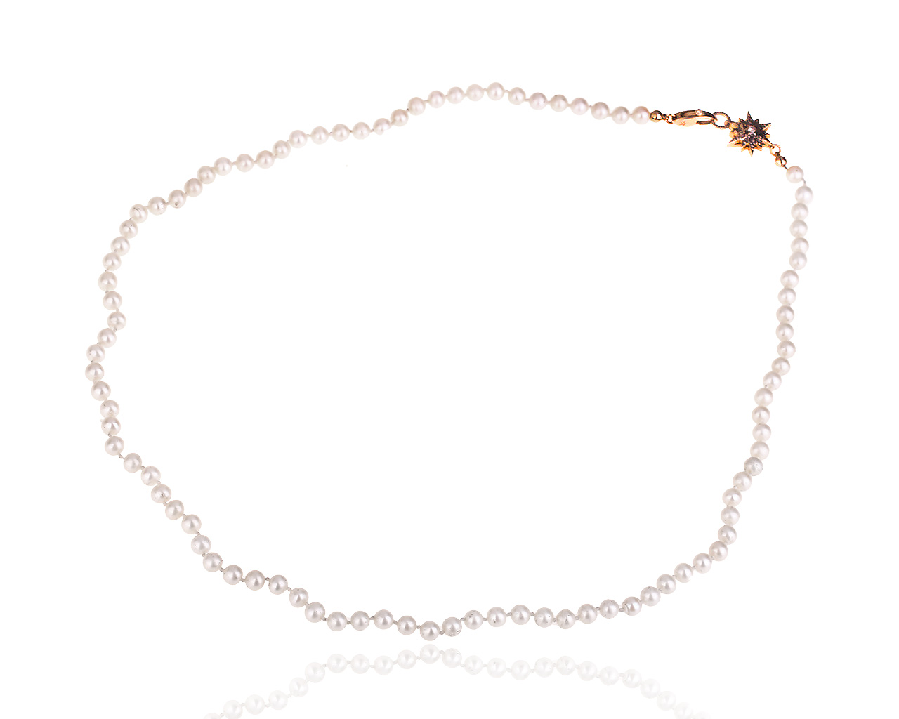 Золотое колье с жемчугом и бриллиантами H.Stern 170817/7-2