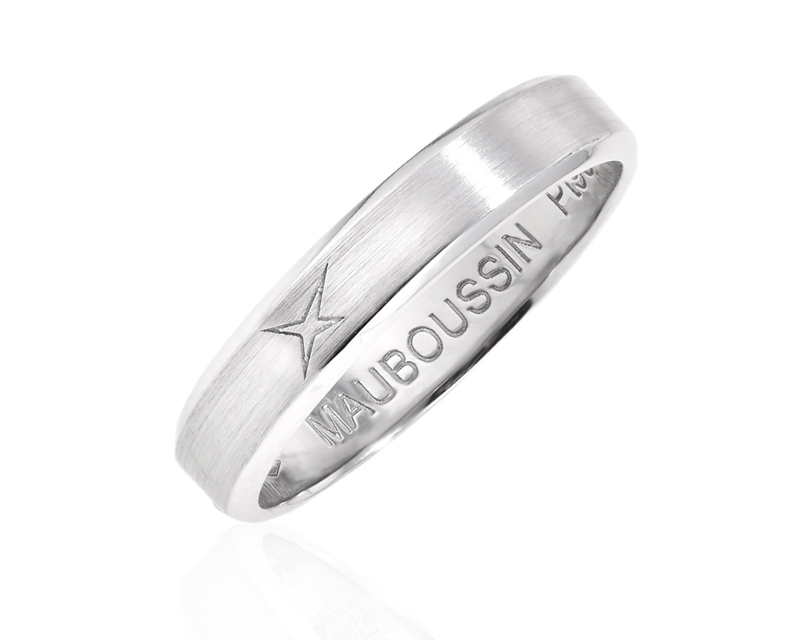 Оригинальное платиновое кольцо Mauboussin Alliance Fidèle Mon Amour