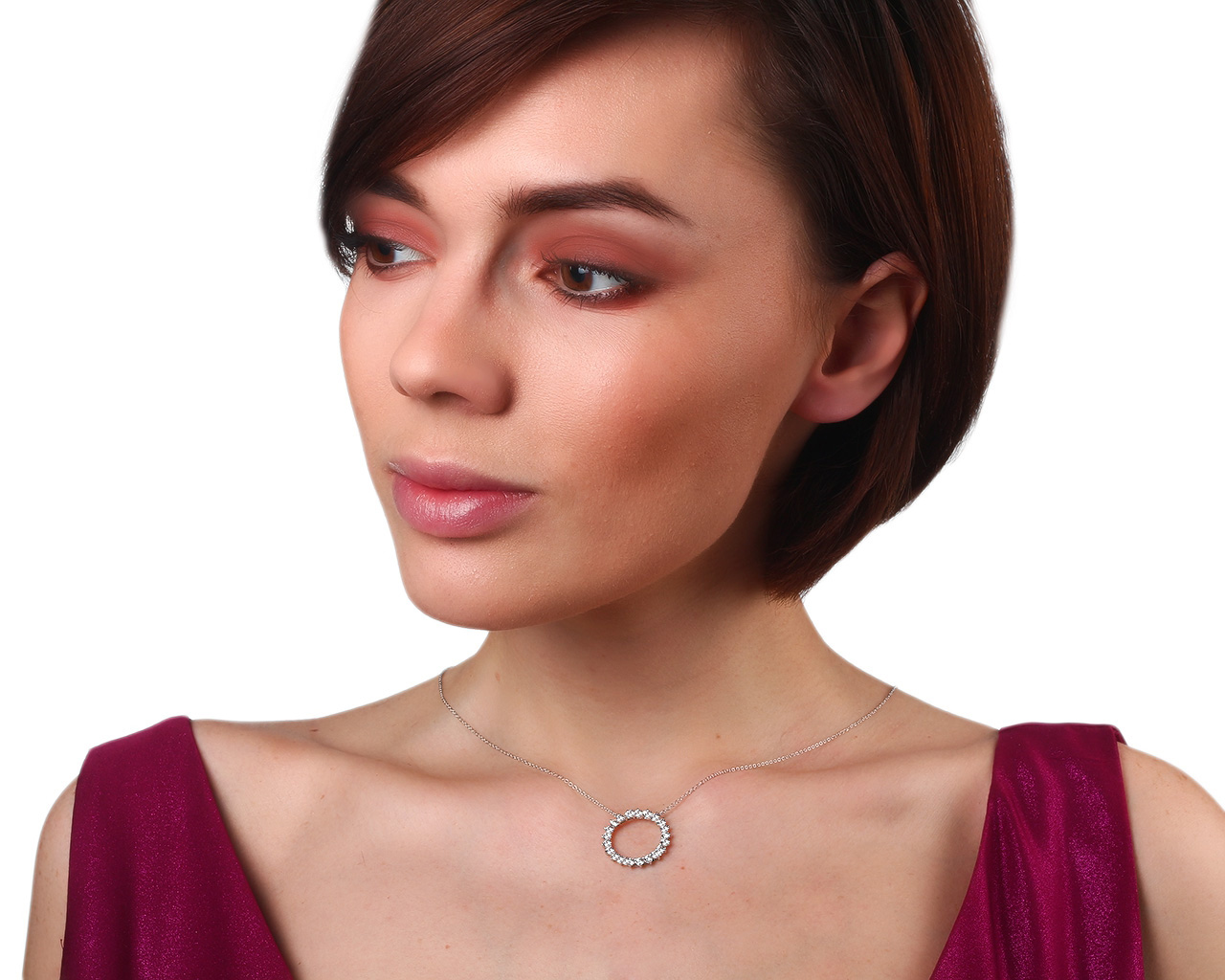 Платиновая подвеска с бриллиантами 0.93ct Tiffany&Co