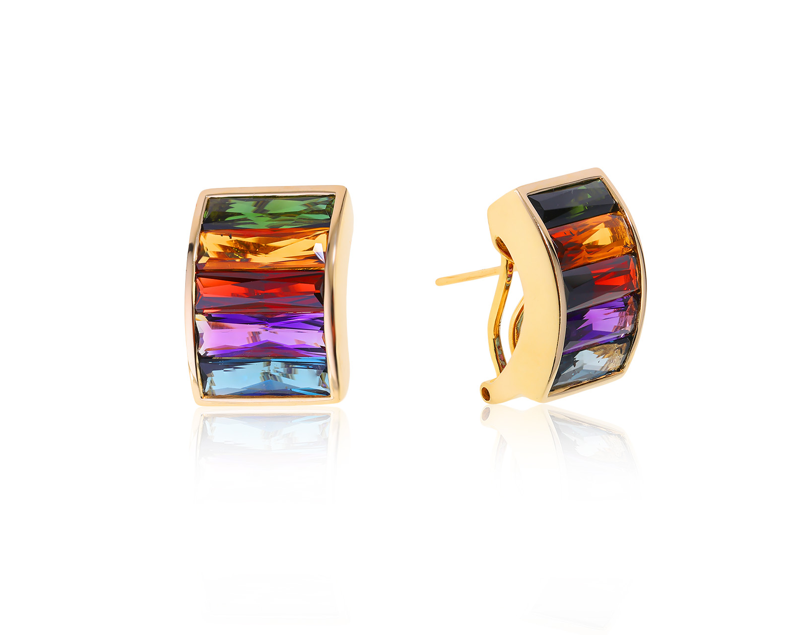 Оригинальные золотые серьги H.Stern Rainbow 200922/11