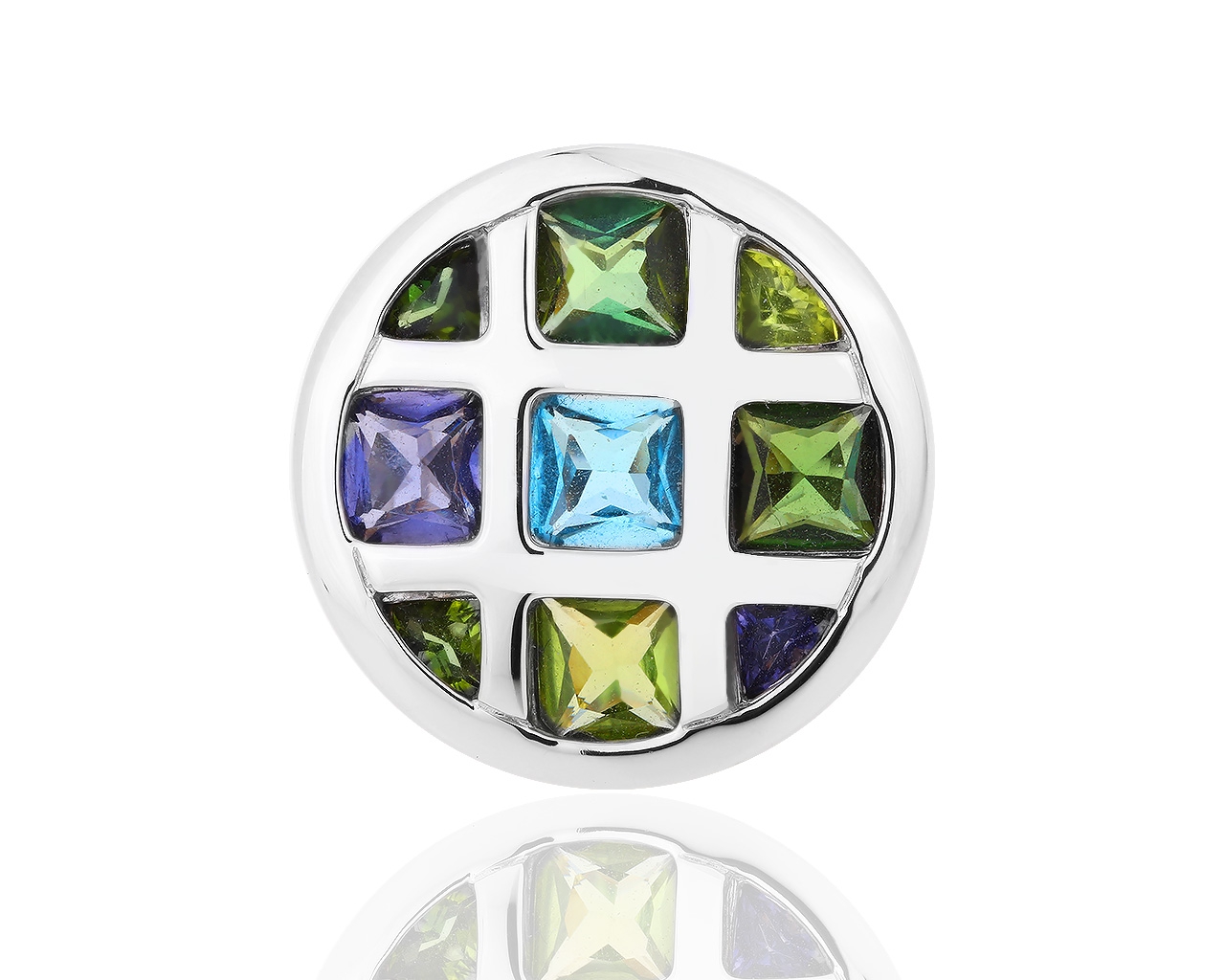 Оригинальное золотое кольцо Cartier Pasha de Cartier Multi-Gem 041017/4