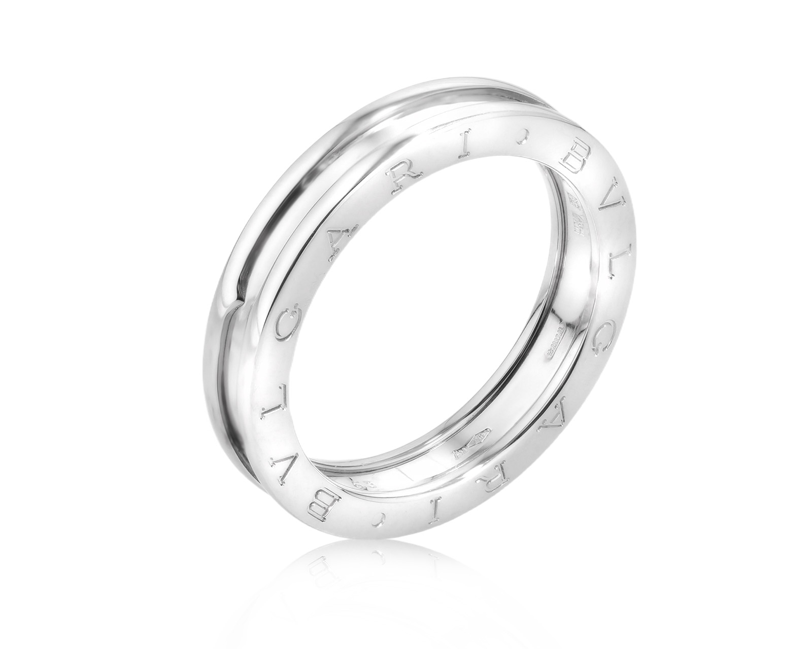 Оригинальное золотое кольцо Bvlgari B.Zero1