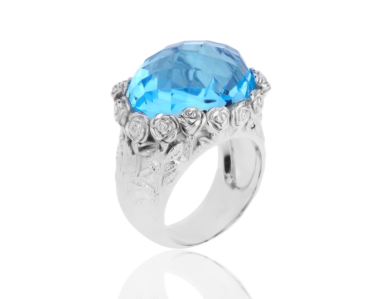 Оригинальное золотое кольцо с топазом 29.35ct Carrera y Carrera 300819/11