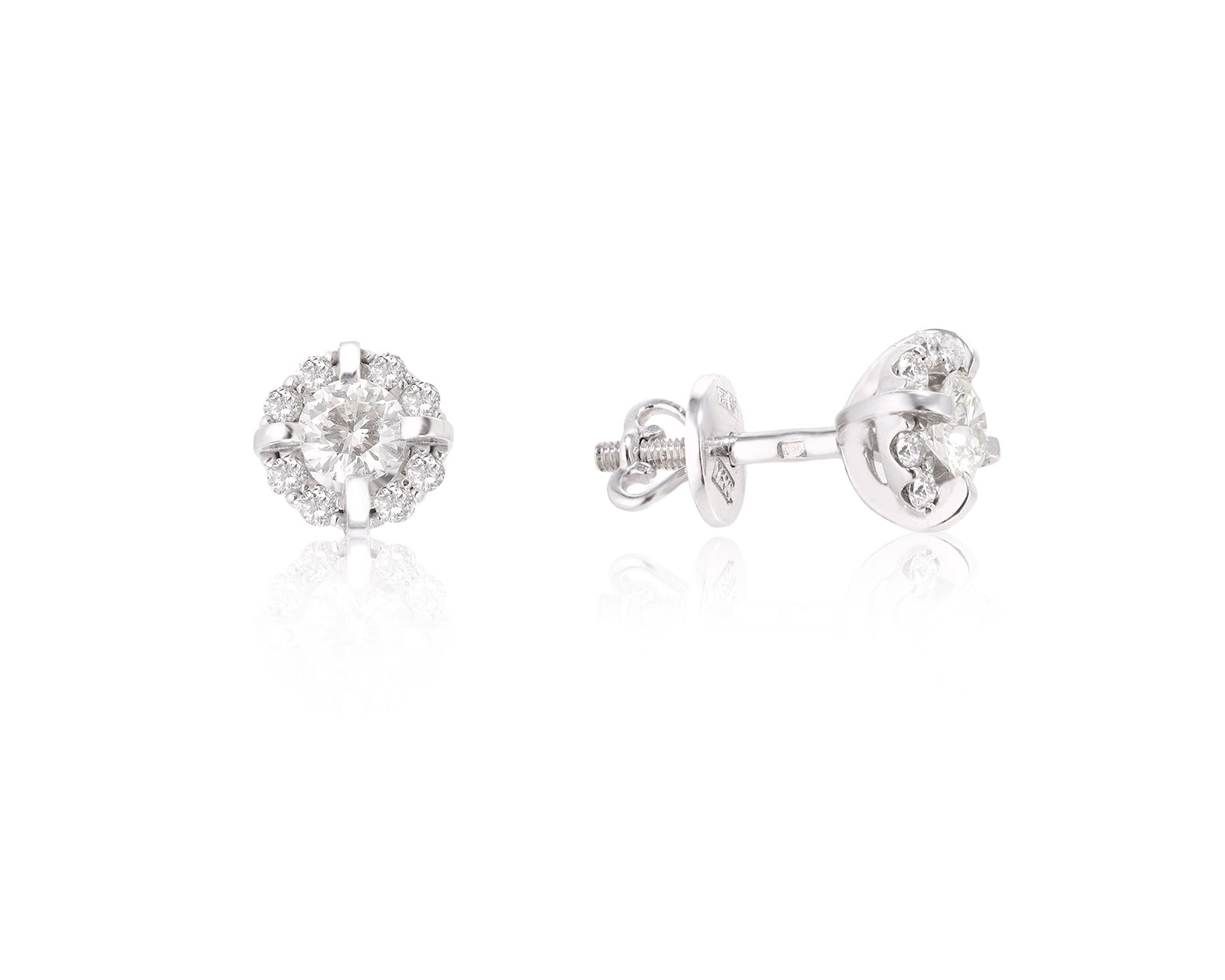 Оригинальные золотые серьги с бриллиантами 0.66ct Constantin Artmayer 011225/КМ257