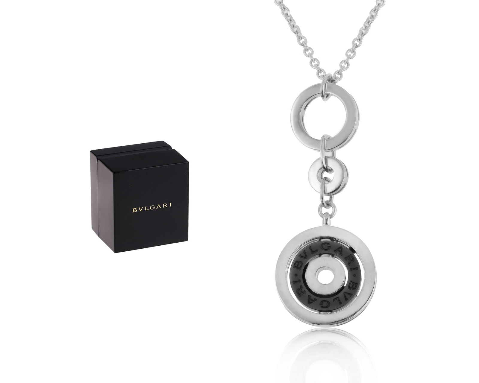 Оригинальный золотой кулон Bvlgari Astrale Cerchi