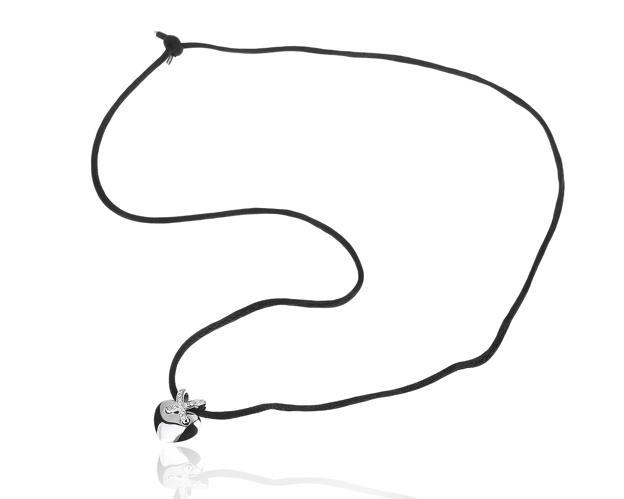 Золотая подвеска с бриллиантами 0.13ct Chaumet Liens Heart