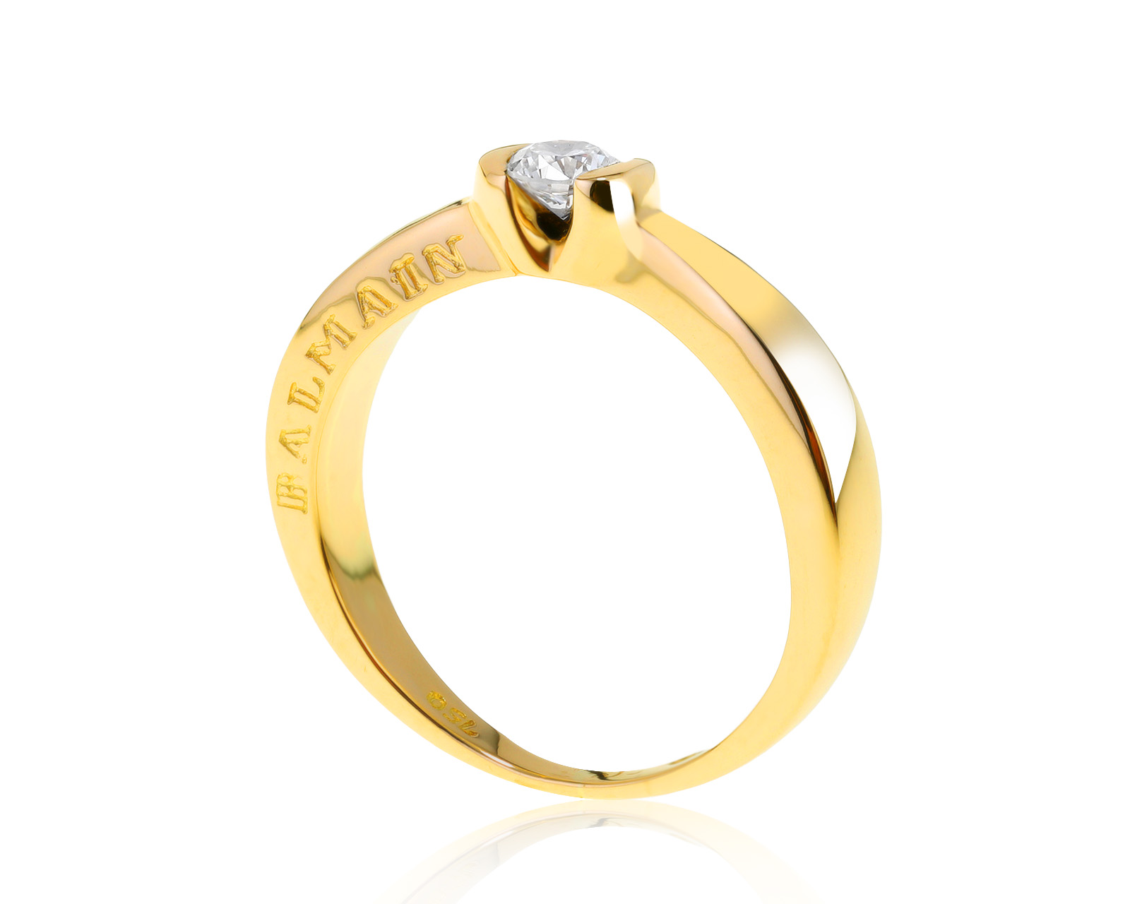 Оригинальное золотое кольцо Balmain 301021/5