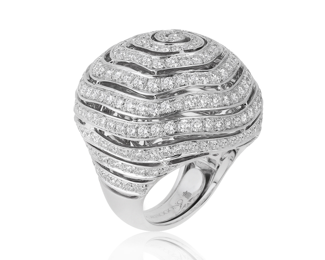 Оригинальное золотое кольцо с бриллиантами 5.15ct De Grissogono Melody of Colors 100220/01 Оригинальное золотое кольцо с бриллиантами 5.15ct De Grissogono Melody of Colors 100220/01