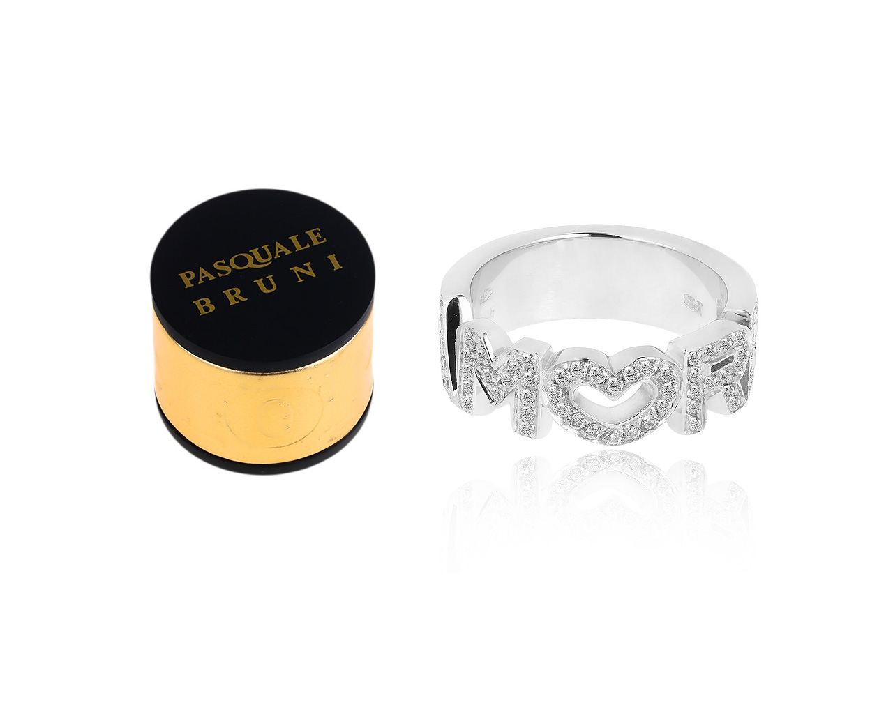 Золотое кольцо с бриллиантами 0.53ct Pasquale Bruni Amore