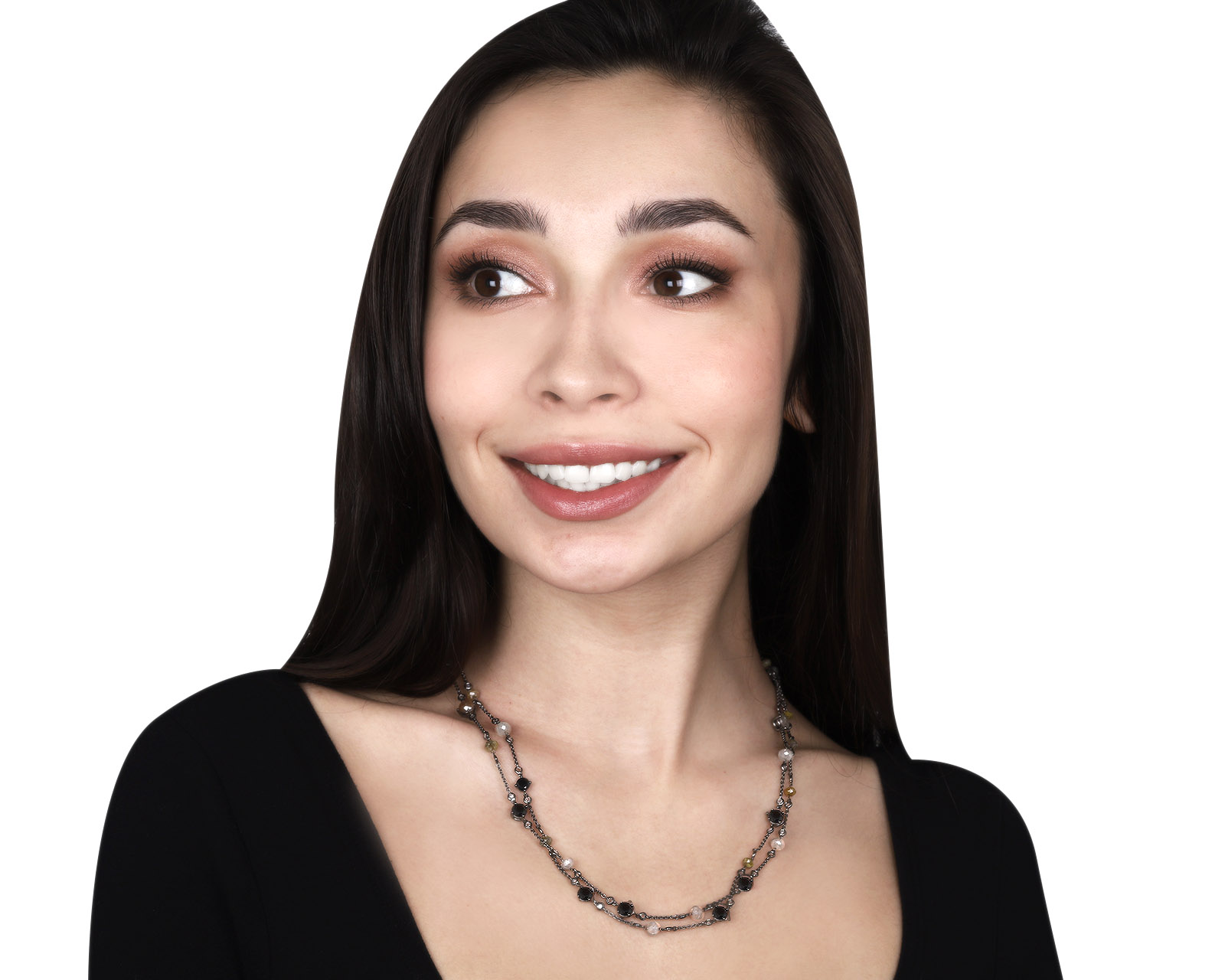 Завораживающее золотое колье с бриллиантами 35.10ct