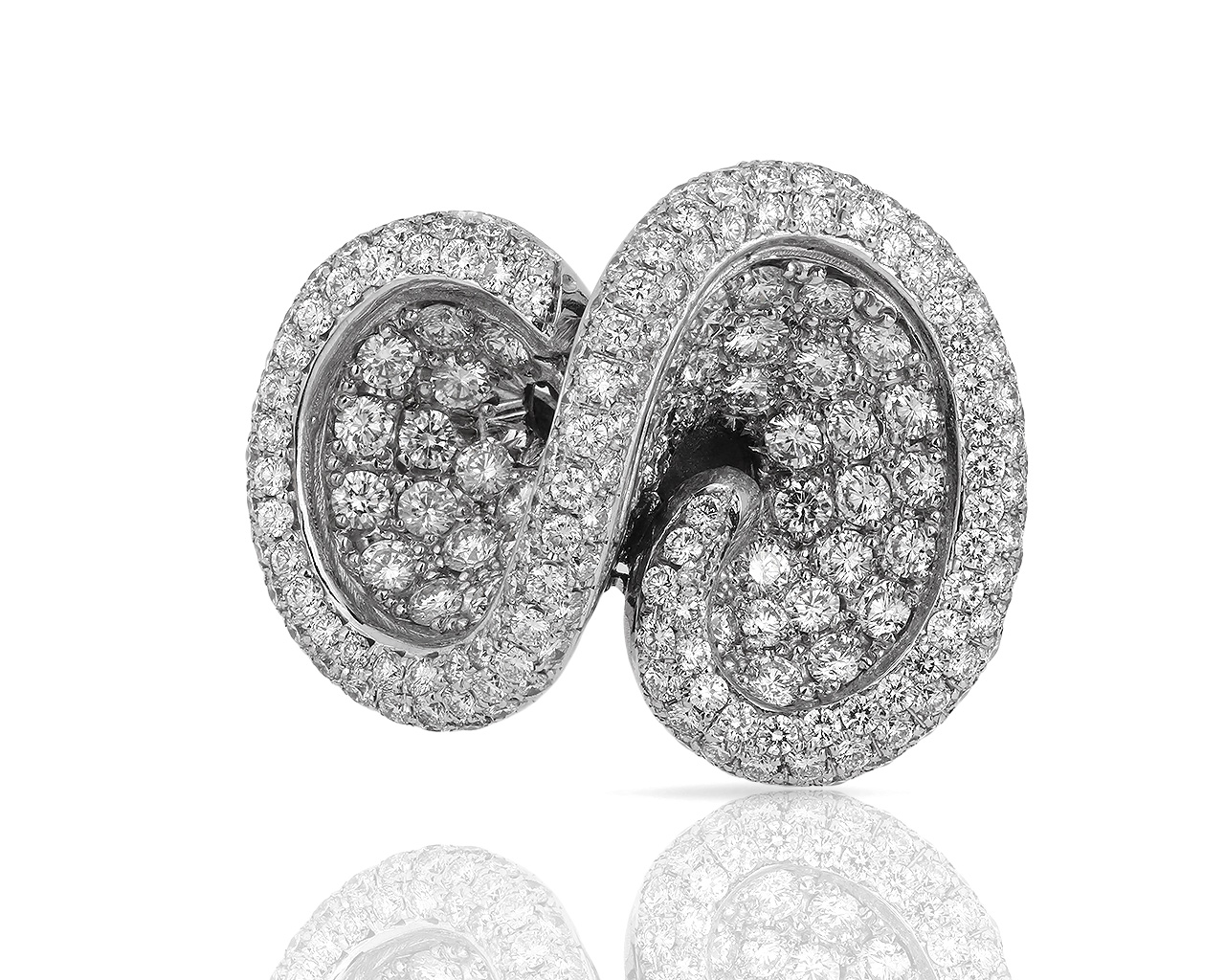 Великолепное золотое кольцо с бриллиантами 3.73ct 210618/11