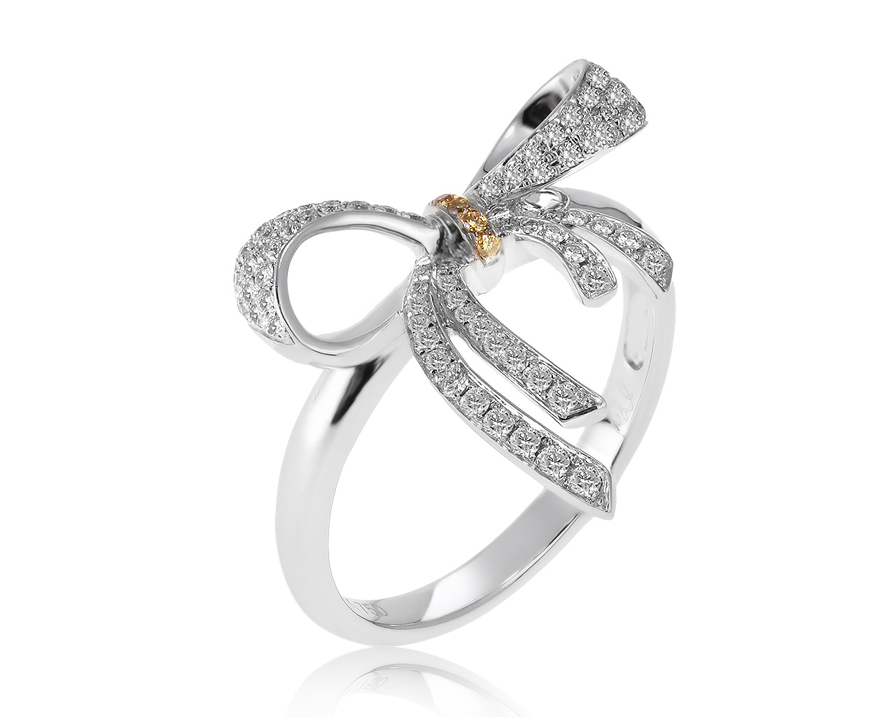 Потрясающее золотое кольцо с бриллиантами 0.35ct 270221/2