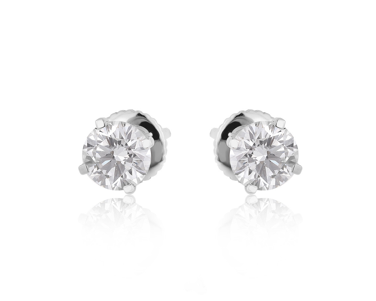 Шикарные золотые серьги с бриллиантами 2.08ct 230920/5