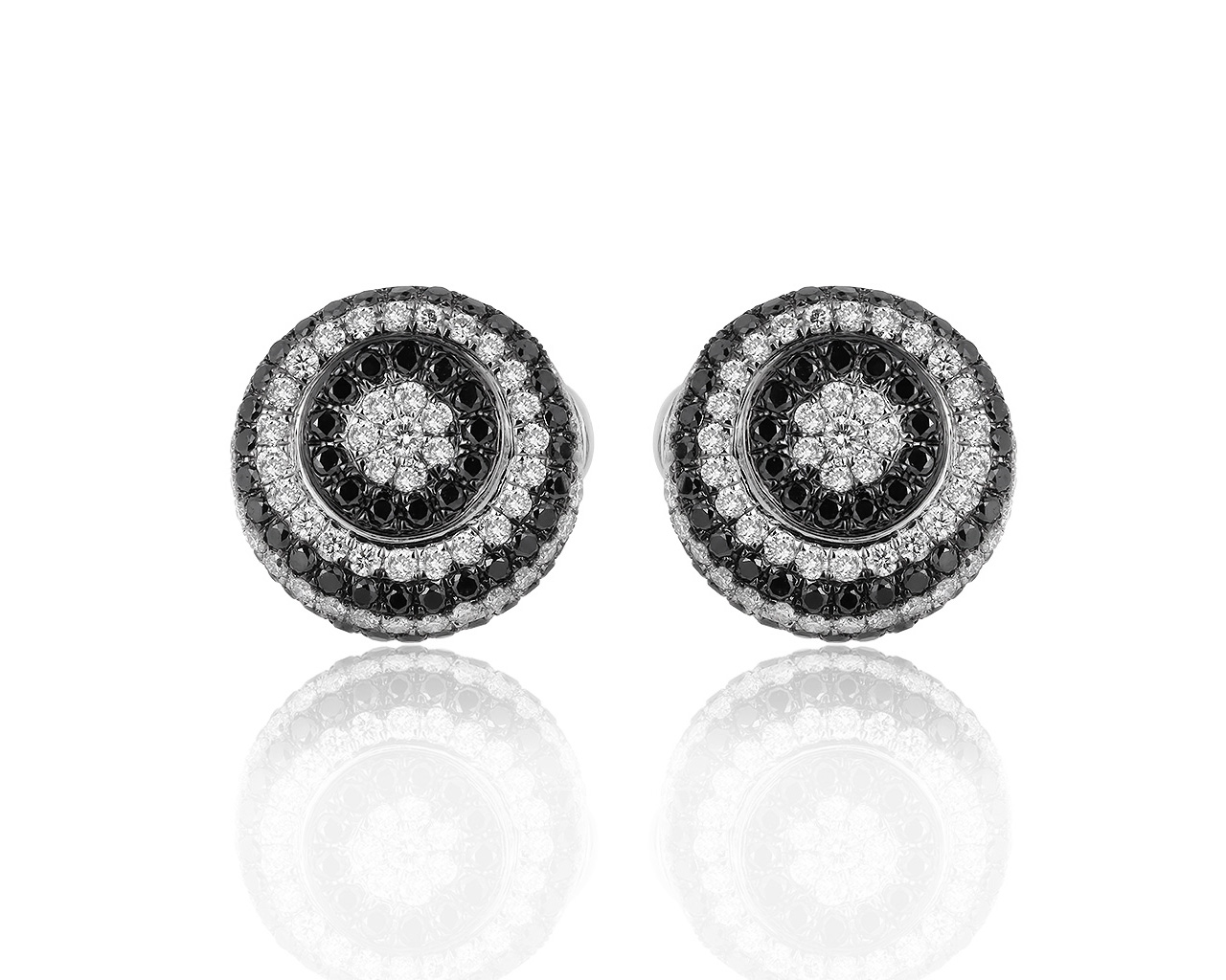 Завораживающие золотые серьги с бриллиантами 2.50ct 181119/9