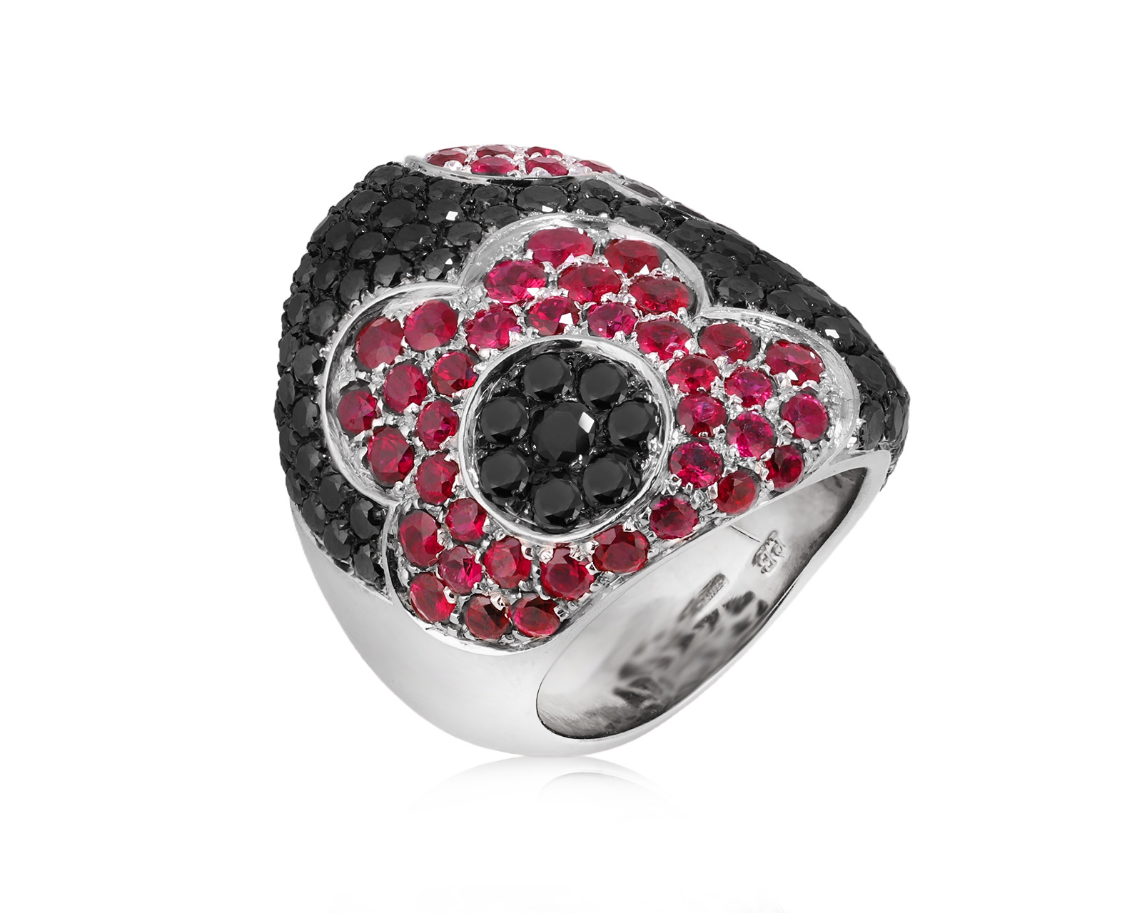 Оригинальное золотое кольцо с рубинами 4.09ct Pasquale Bruni 050126/1