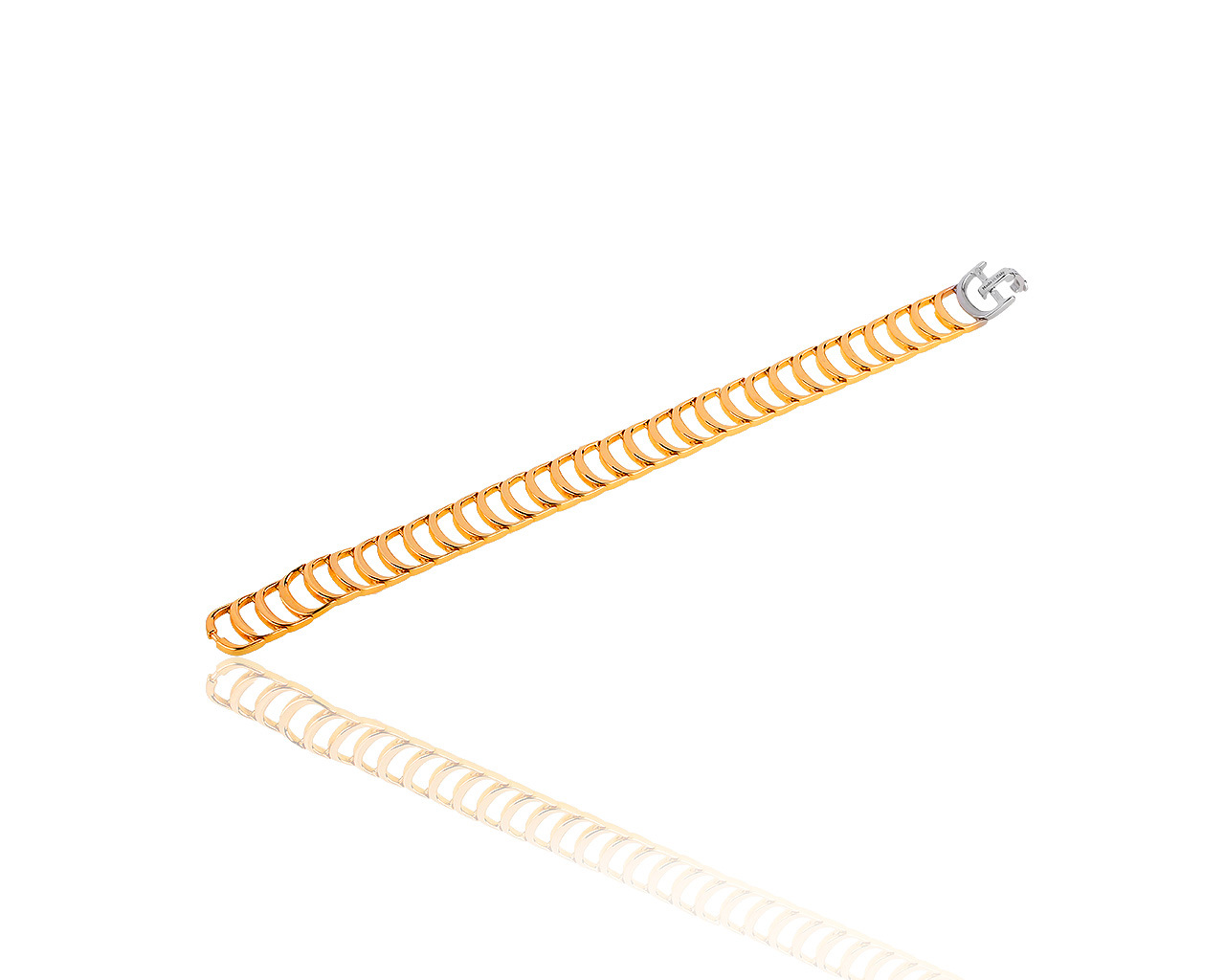 Оригинальный золотой браслет с бриллиантом 0.10ct Damiani Damianissima 250519/8