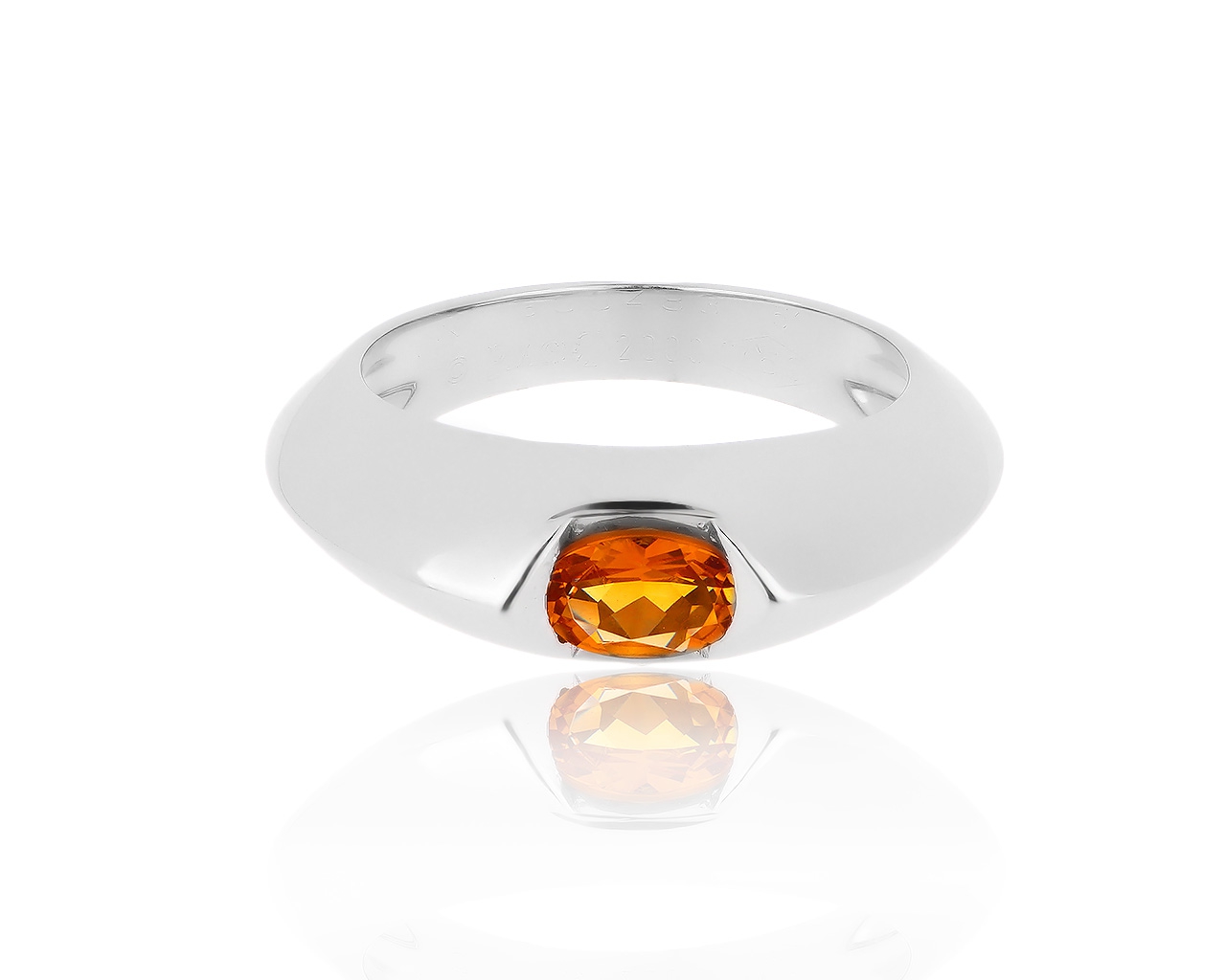 Оригинальное золотое кольцо с бриллиантом 0.03ct Piaget 040419/8