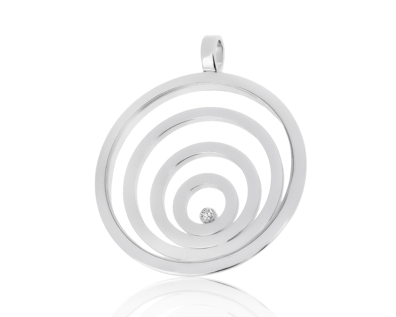 Оригинальный золотой кулон с бриллиантом 0.10ct Chopard 210220/10