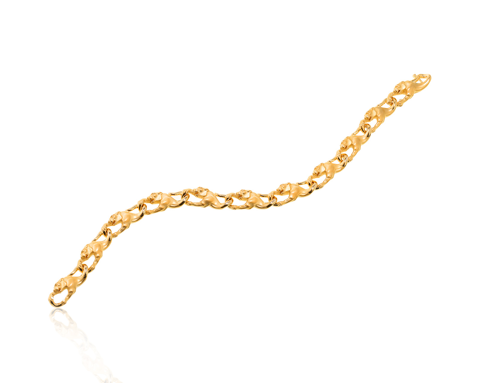 Оригинальный золотой браслет Carrera y Carrera Panthere 110623/1