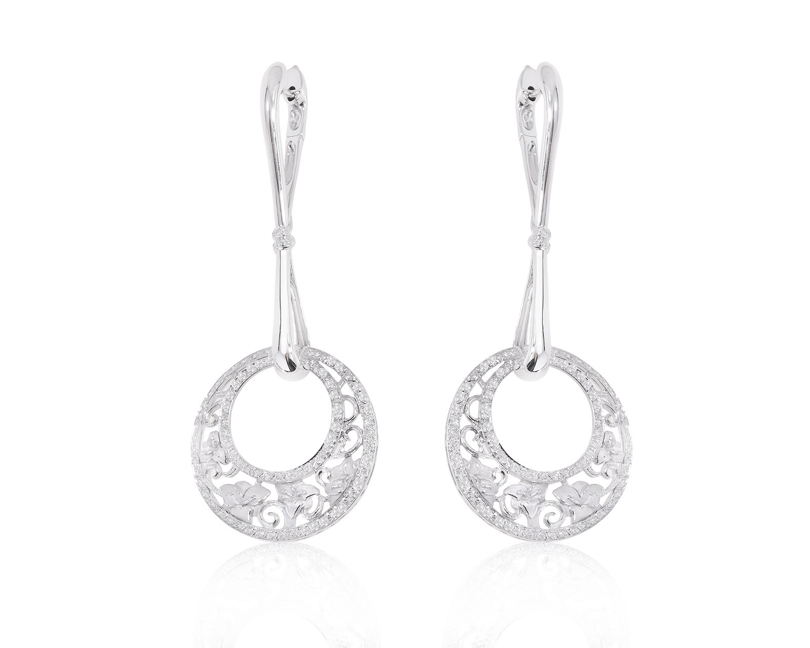 Оригинальные золотые серьги Carrera y Carrera Jazmin