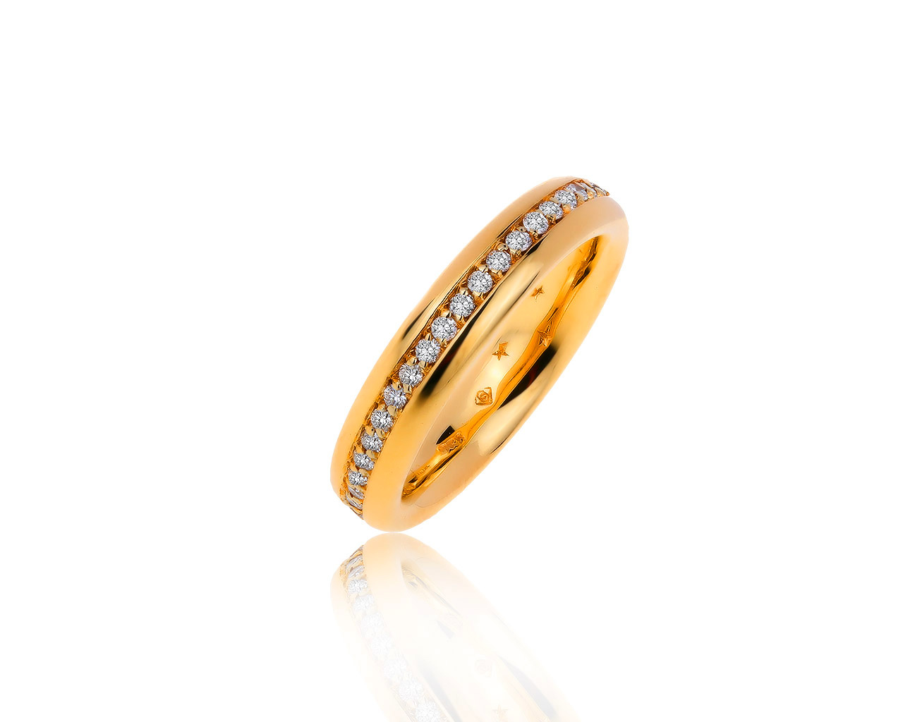 Оригинальное золотое кольцо с бриллиантами 0.40ct H.Stern 160220/4