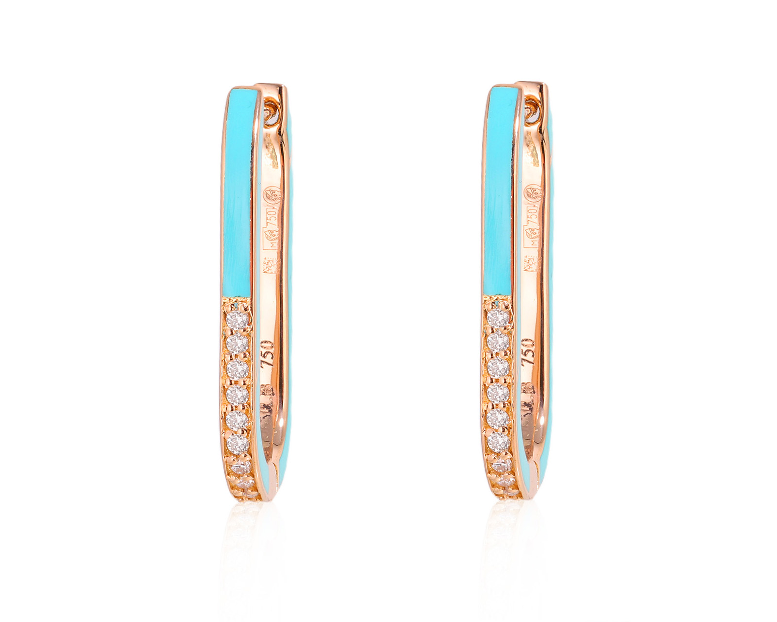 Оригинальные золотые серьги с бриллиантами 0.16ct Roberto Bravo 180725/9 Оригинальные золотые серьги с бриллиантами 0.16ct Roberto Bravo 180725/9