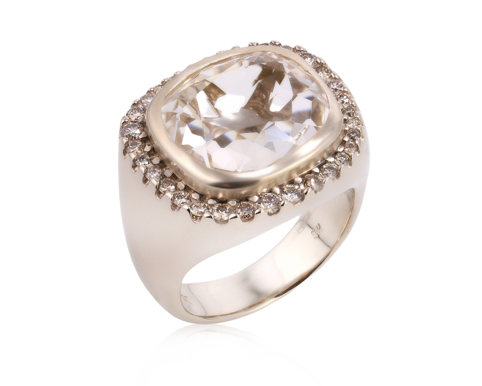 Оригинальное золотое кольцо с горным хрусталем 7.00ct H.Stern 100226/2