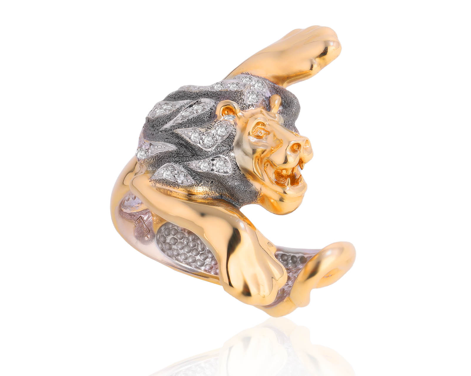 Золотое кольцо с бриллиантами 0.29ct