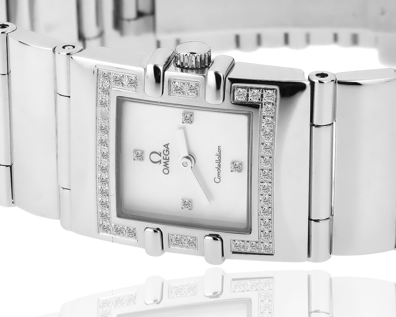 Наручные часы с бриллиантами 0.25ct Omega Constellation 051118/5