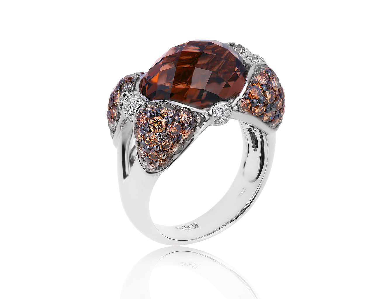 Изысканное золотое кольцо с бриллиантами 1.67ct 050819/10