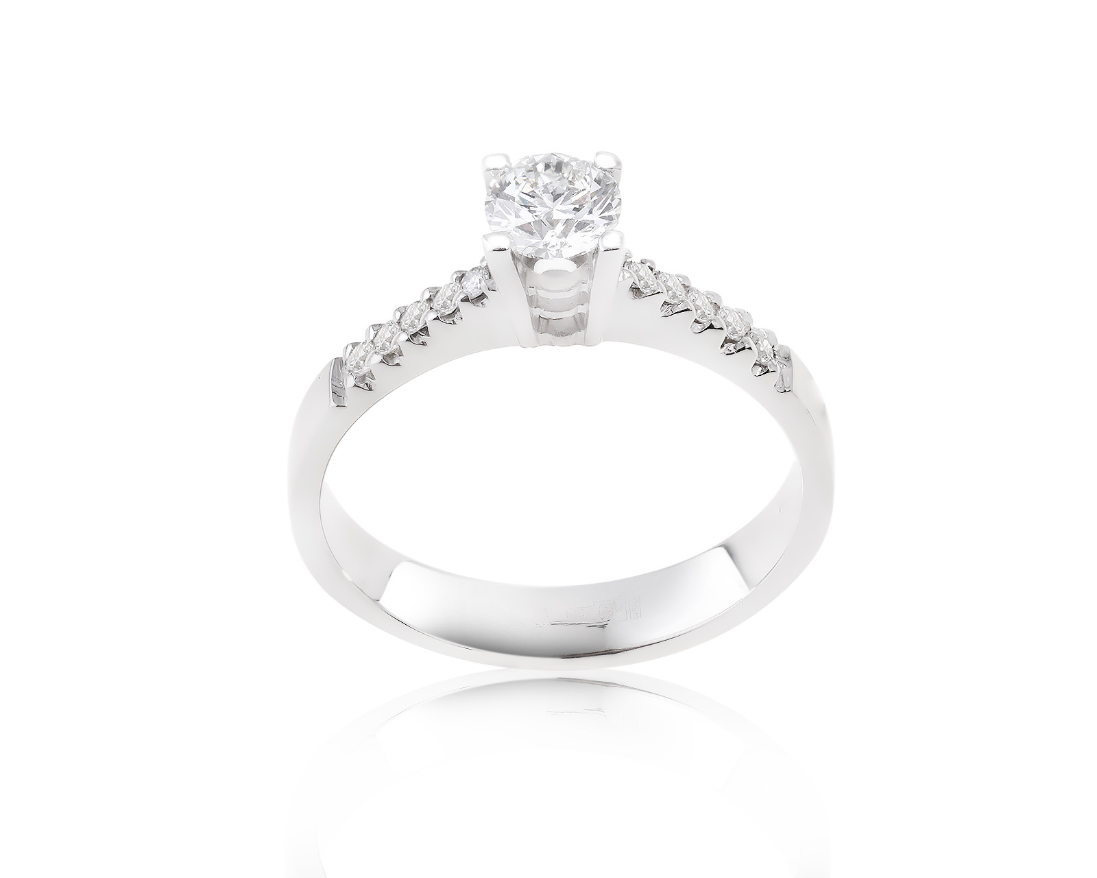 Золотое кольцо с бриллиантами 0.60ct 240224/4