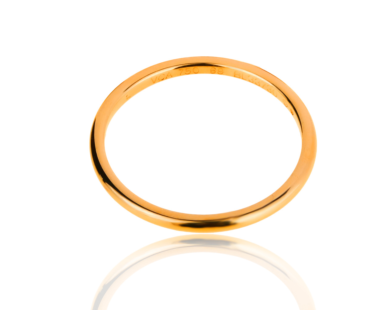 Оригинальное золотое кольцо Van Cleef and Arpels 070915/20