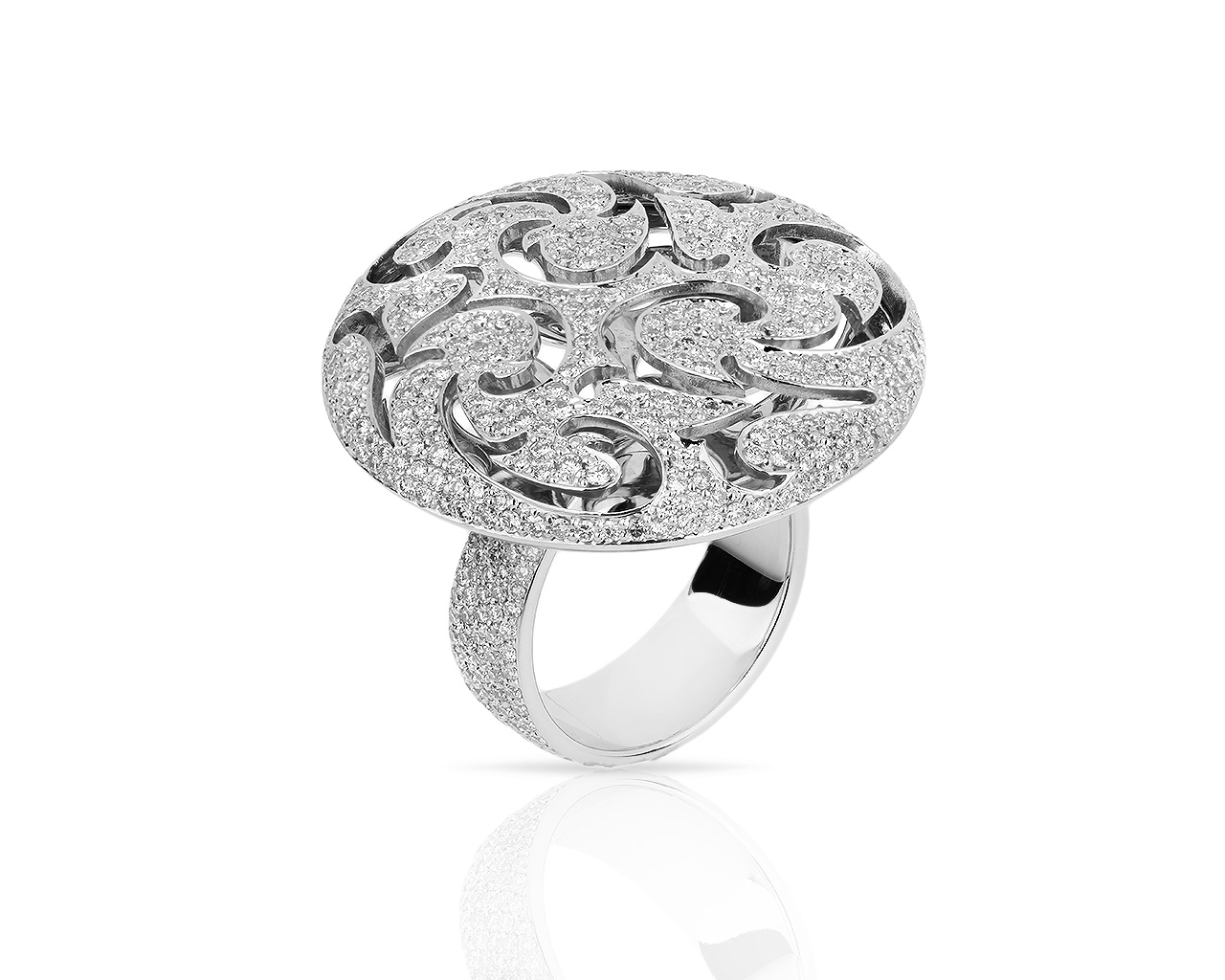 Золотое кольцо с бриллиантами 3.01ct Safo Joailleri
