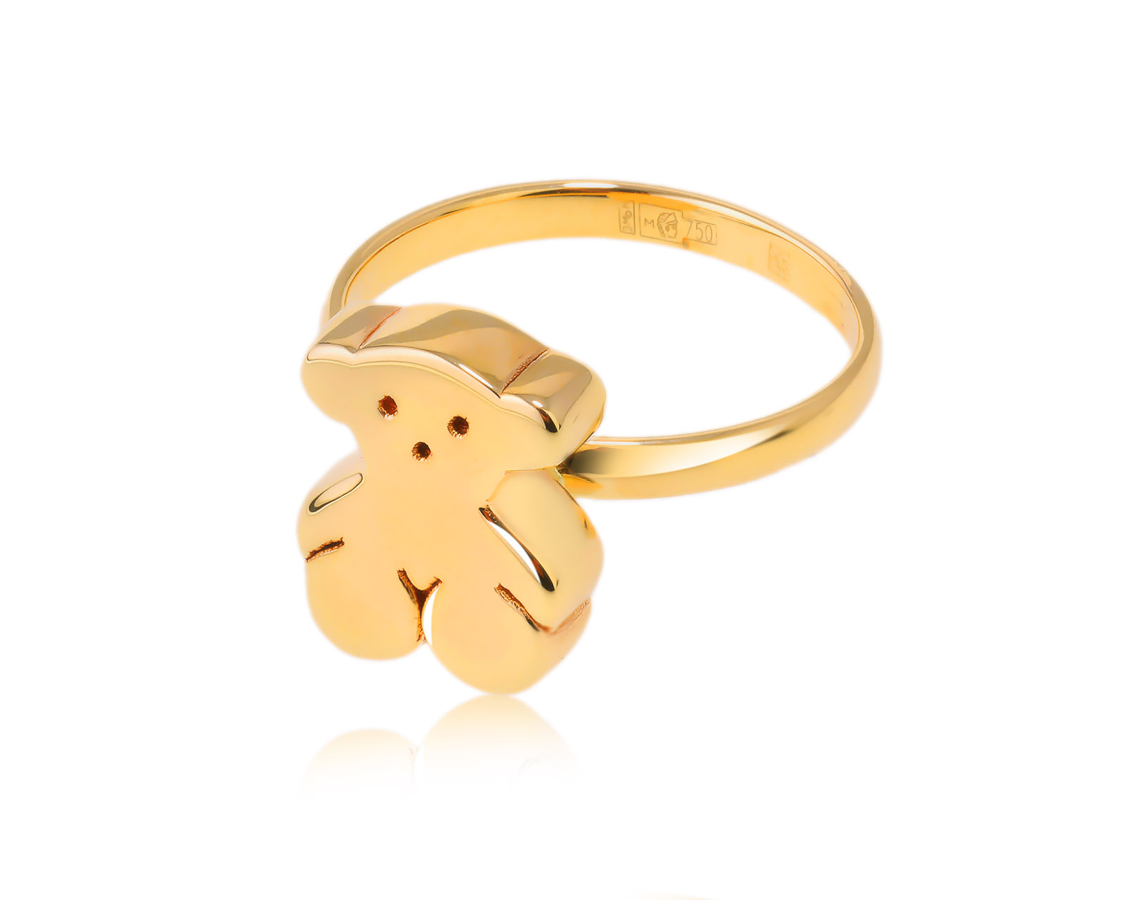 Оригинальное золотое кольцо Tous