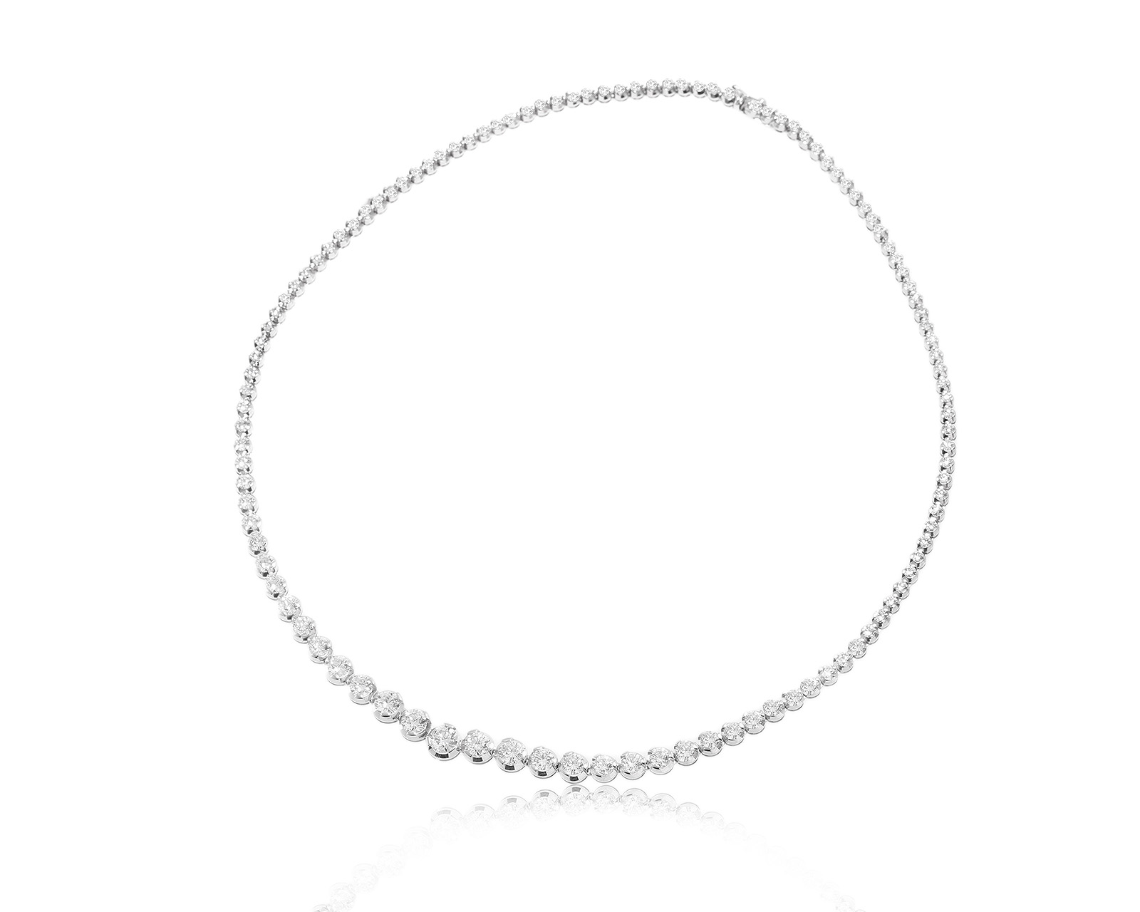 Золотое колье с бриллиантами 8.85ct 271123/3