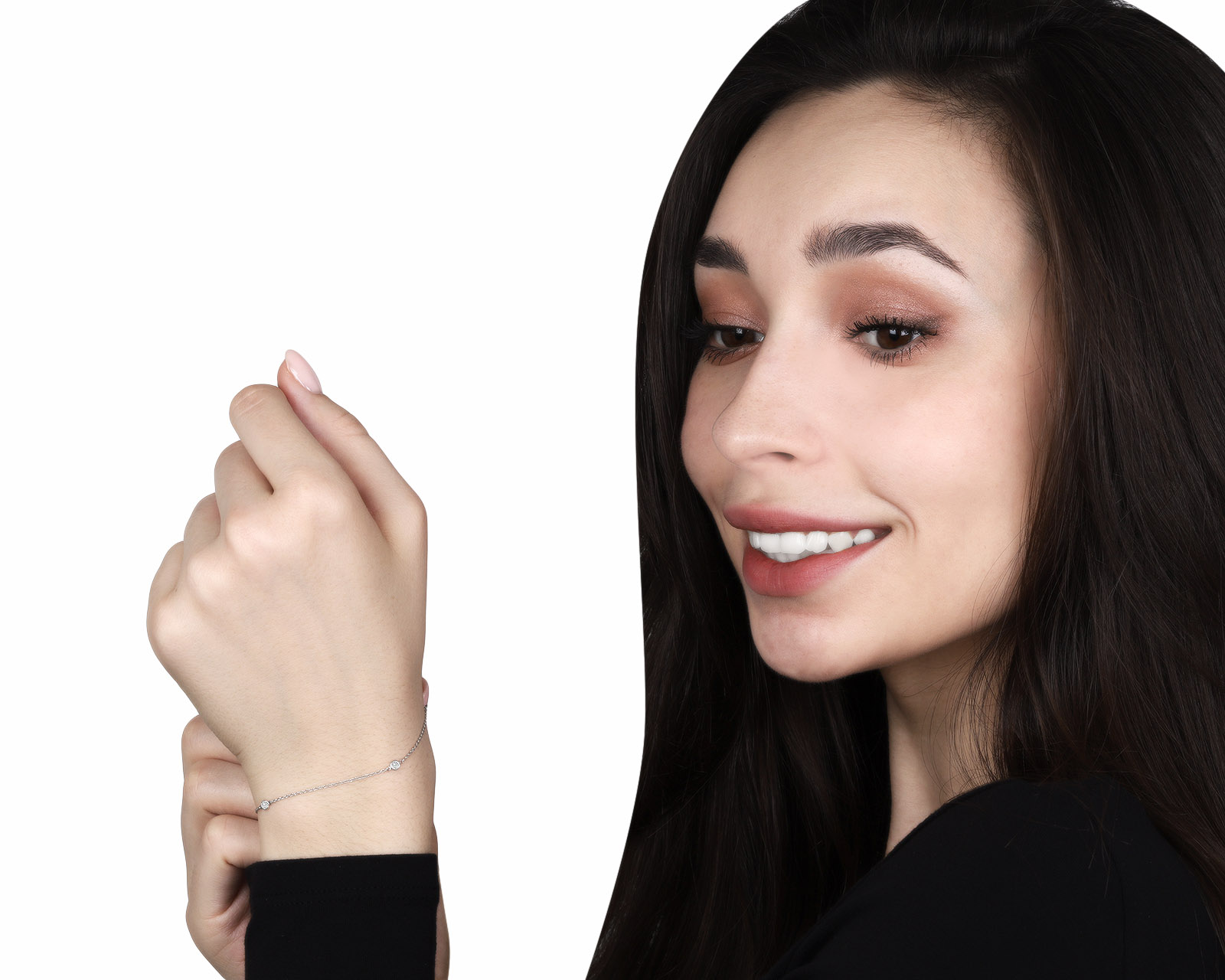 Оригинальный платиновый браслет Tiffany&Co Elsa Peretti