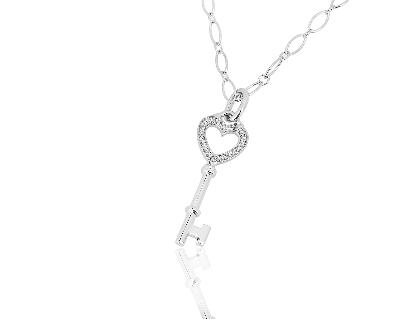 Золотая подвеска с бриллиантами Tiffany&Co Keys 200818/6